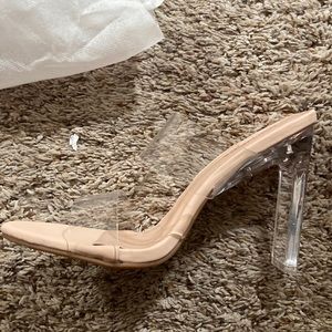 BRAND NEW clear heel